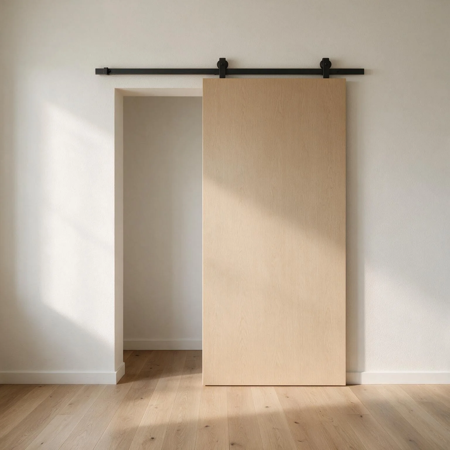 Ambiente ilustrativo com porta de correr
